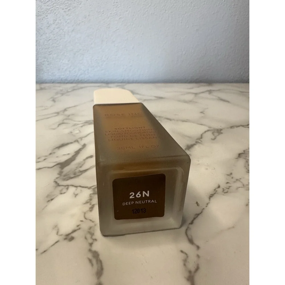 Rose Inc Softlight Skin-Smoothing Liquid Foundation. 26N Deep Neutral.‎ New. 1oz